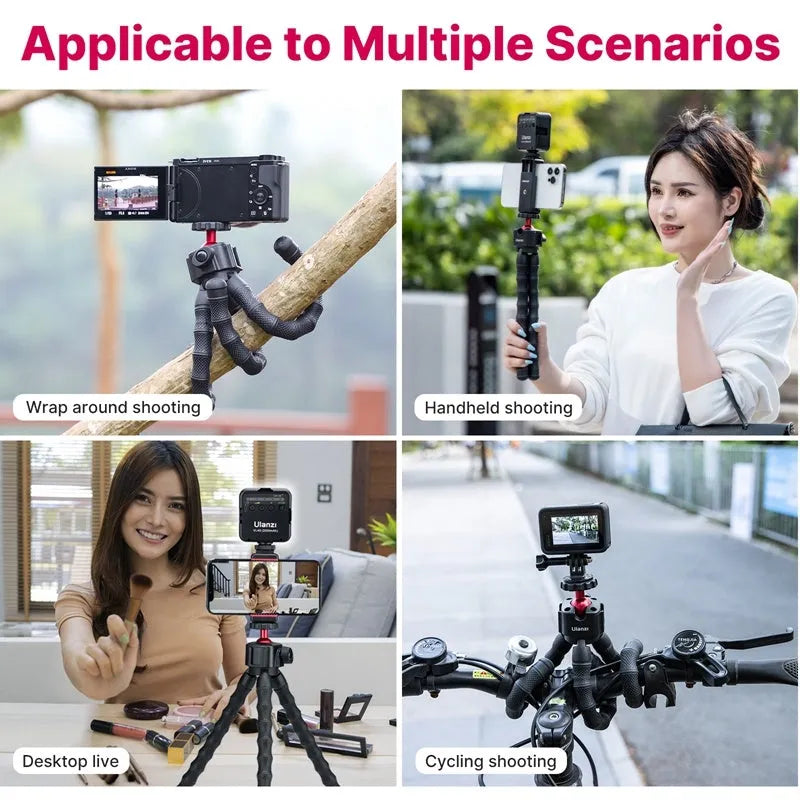 Multifunctional Photography and Video Live VLOG Suite with tripod for cameras and smartphones