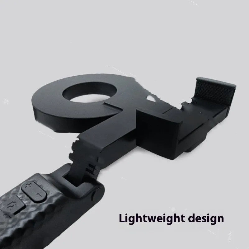 Black portable handheld LED fill-in light for mobile phone photography measuring 14.5 × 25.8cm