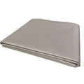 Grey diamond lattice radiation protection fabric with copper-nickel blend for clothing shielding
