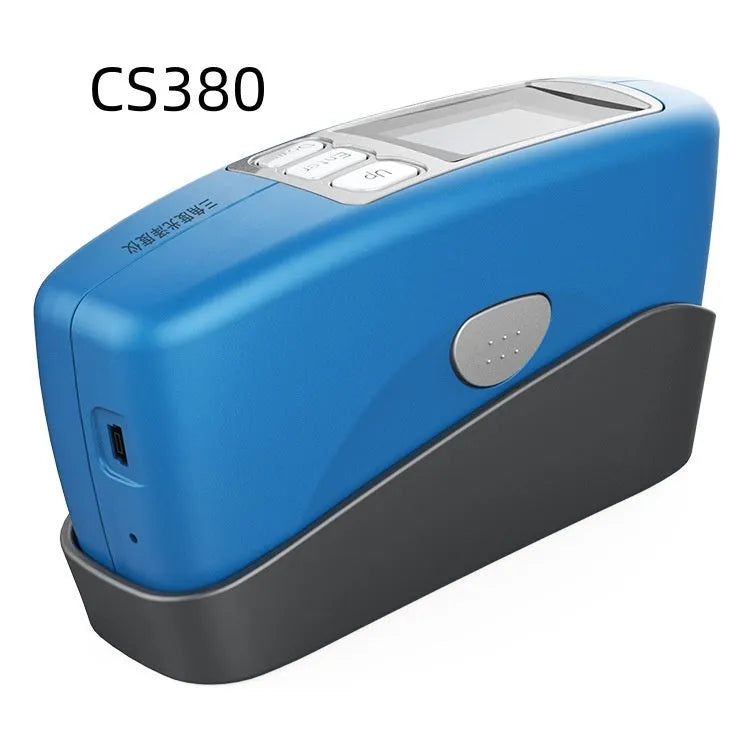 Portable glossiness testing instrument with ceramic calibration stone for surface finish measurement