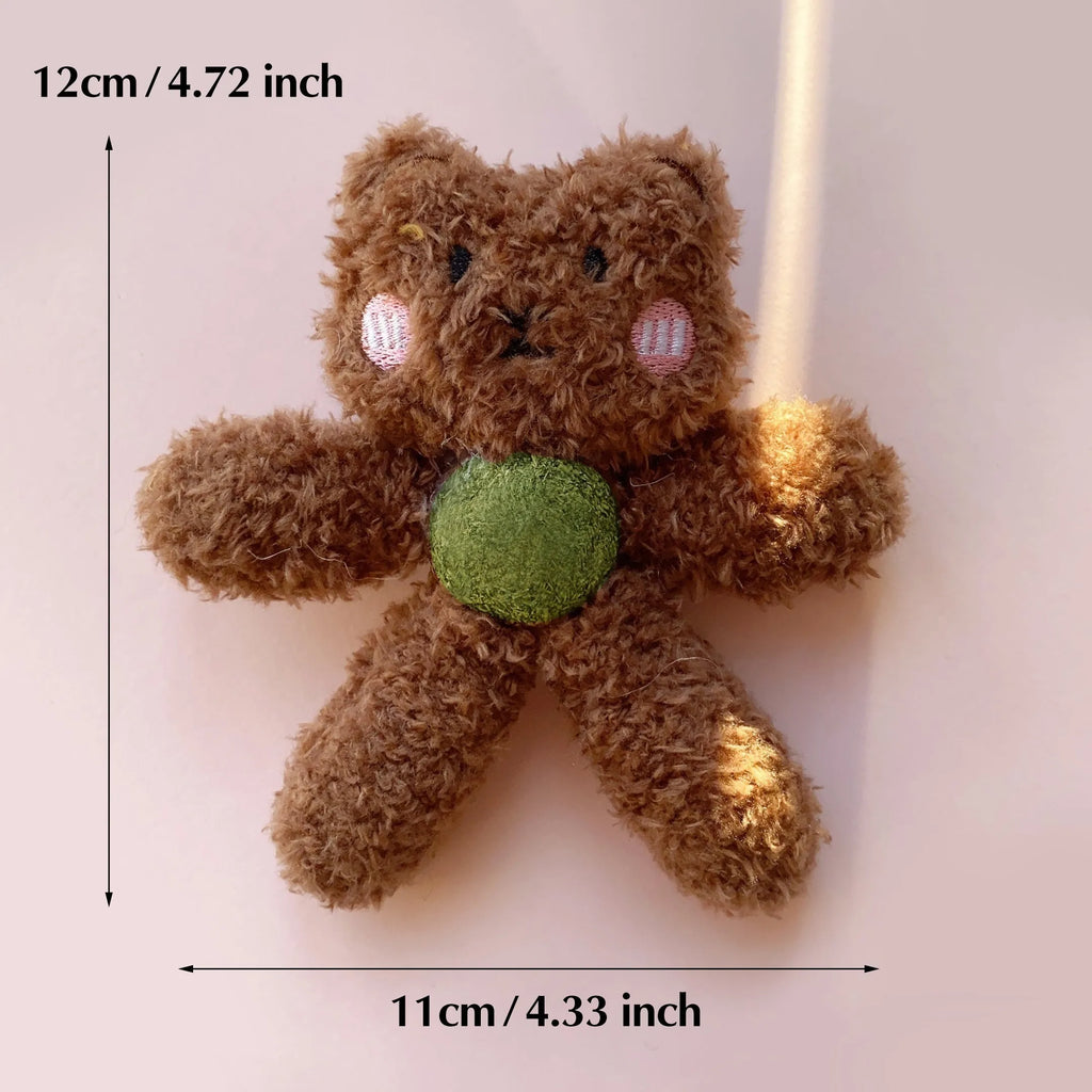 Edible catnip ball chewing toy for cats with five animal design options
