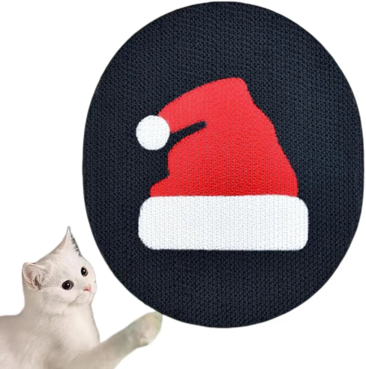 Wall mounted vertical cat scratch pad with corrugated cardboard scratching surface