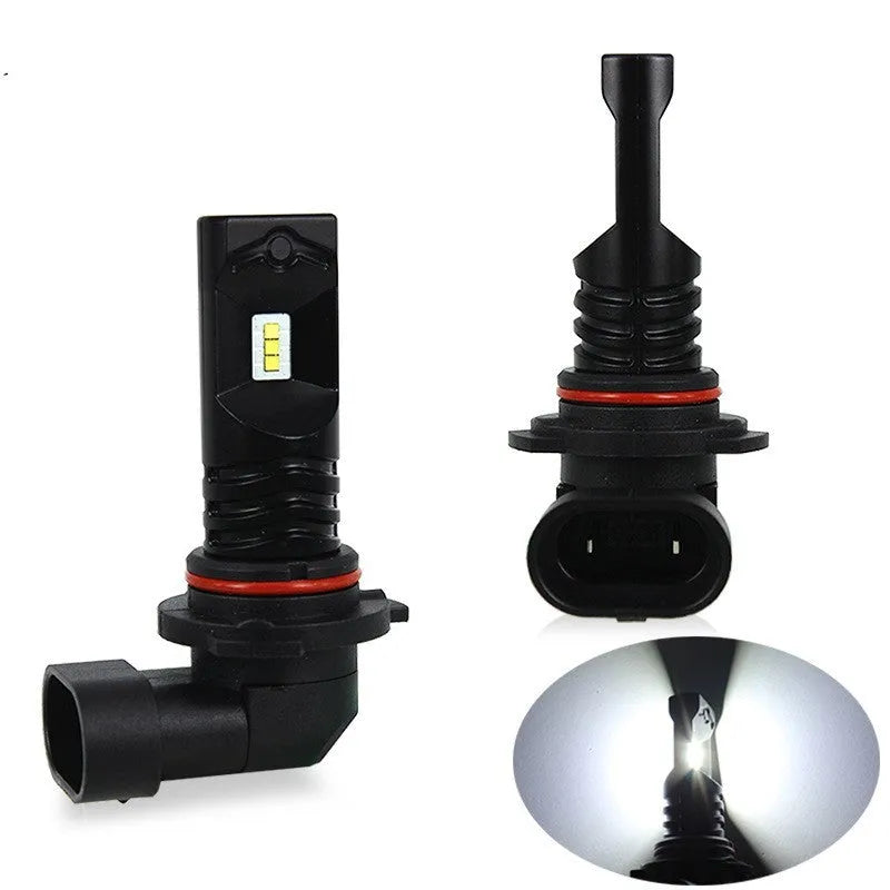 CSP high-power LED automotive fog lamp headlight with aviation aluminium housing.