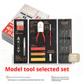 Meow Maker Model Tool Featured Set containing metal precision tools for scale model and miniature kit assembly