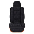 Winter short plush fully surrounded car seat cover for General Motors front seat in beige colour