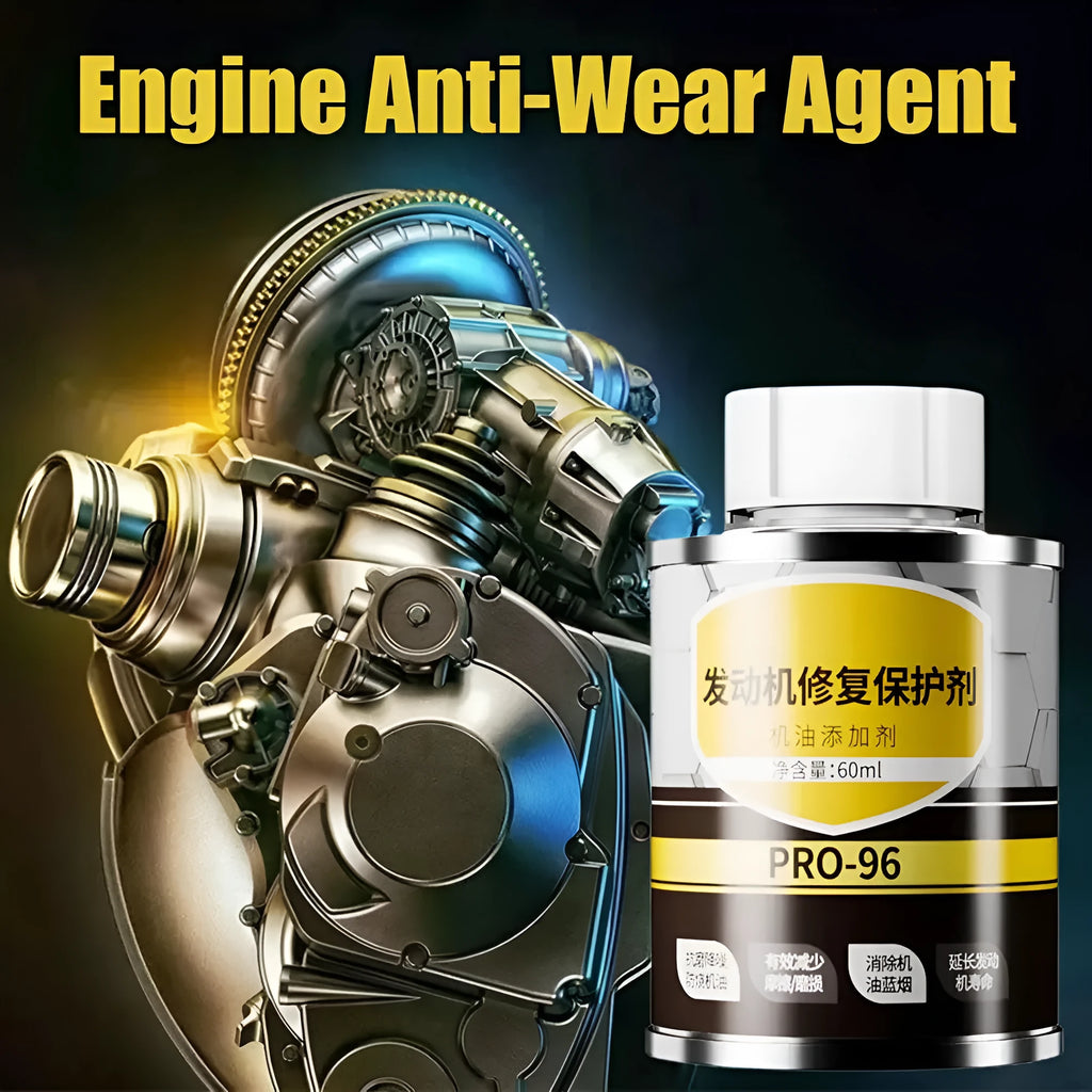 60ml engine oil anti-wear additive in white packaging for petrol and diesel engines