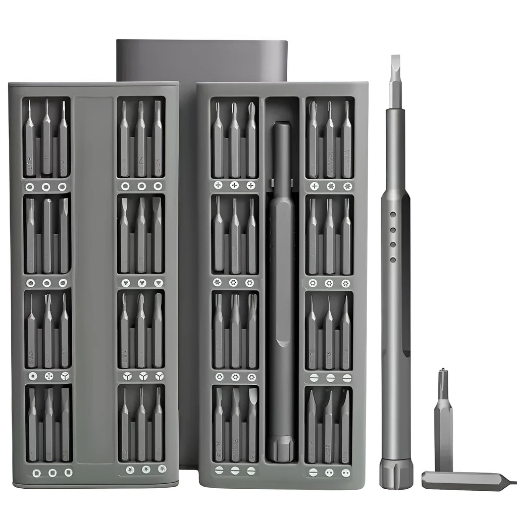 49-piece magnetic screwdriver set with nickel aluminium bronze bits for mobile phone disassembly