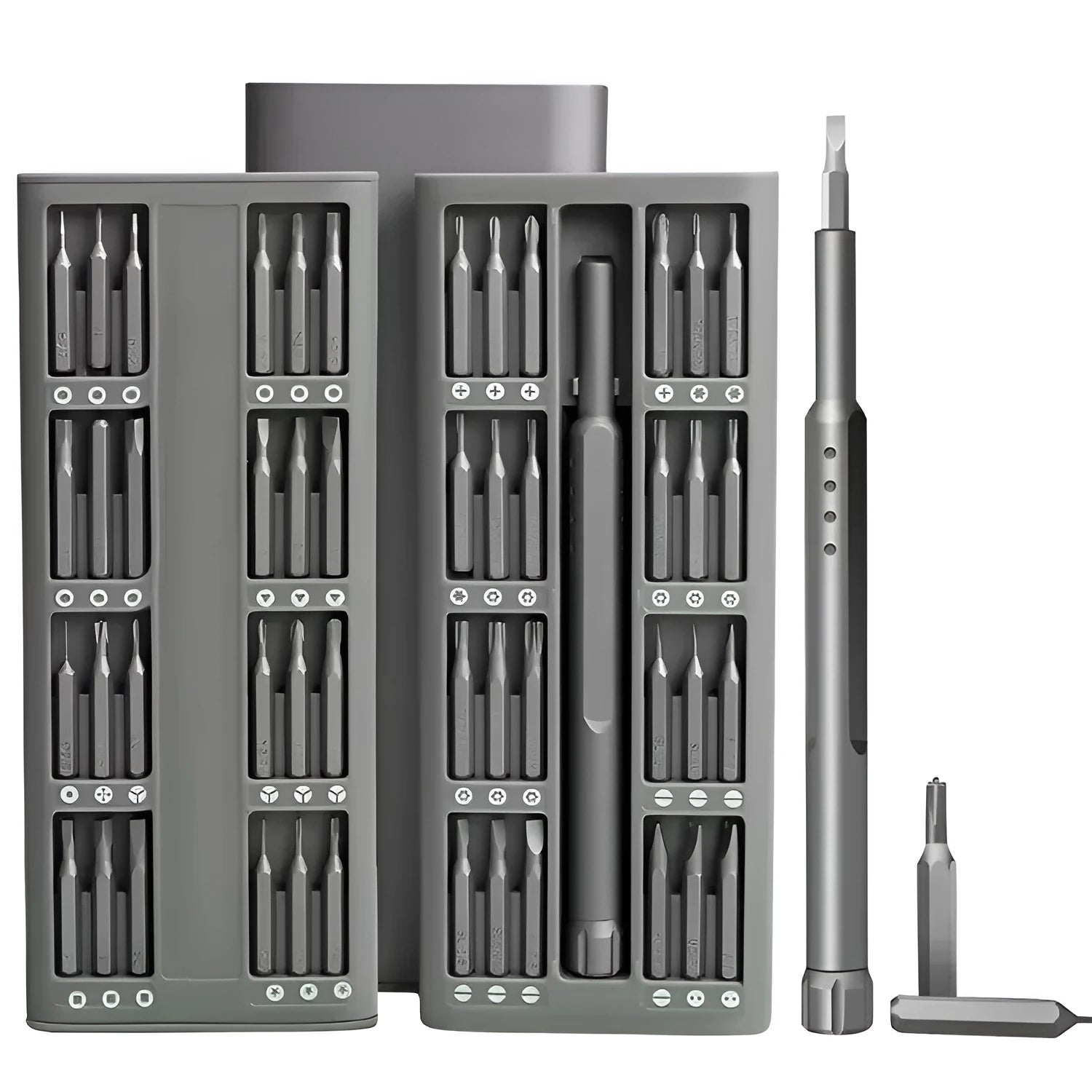 49-piece magnetic screwdriver set with nickel aluminium bronze bits for mobile phone disassembly