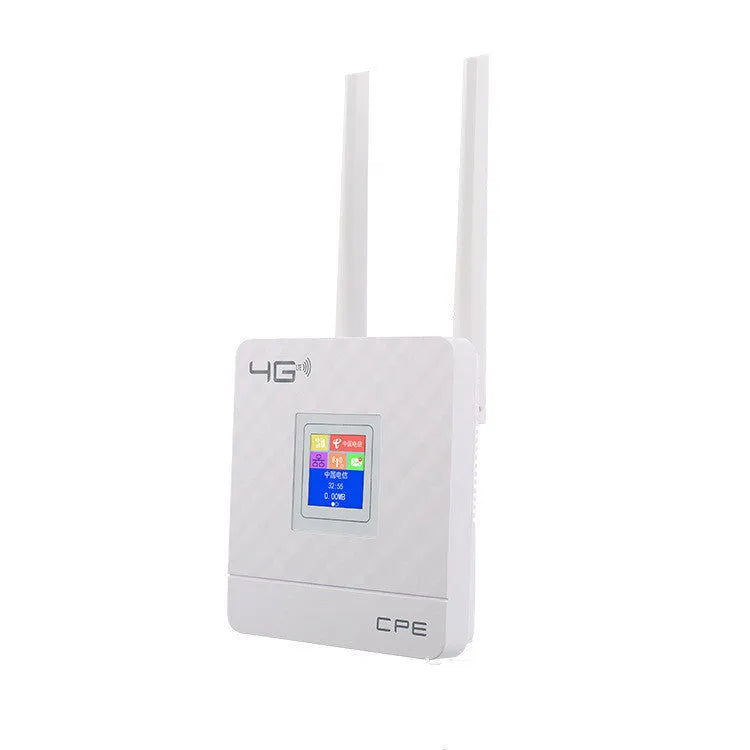 4G wireless router with EU plug for business travel