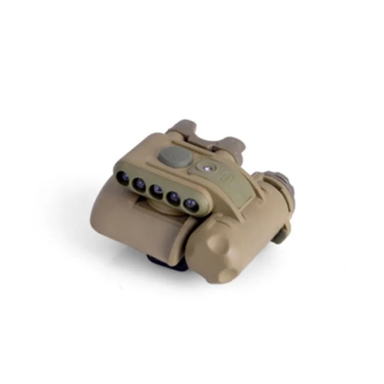 Element second generation tactical helmet lamp, external helmet light in Black or Sand with white, red and invisible light LEDs