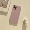 Frosted solid colour TPU phone case for iPhone 14 models shown in various colours.