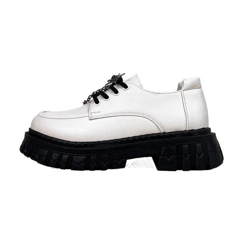 Women's Duke Asterism coloured loafers with a metal cross-strap and round toe in a preppy style.