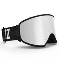 Magnet myopia night vision ski goggles with double-layer anti-fog PC and TPU construction