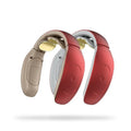 Intelligent cervical massager in red or white with computer control for neck back waist hips legs feet massage