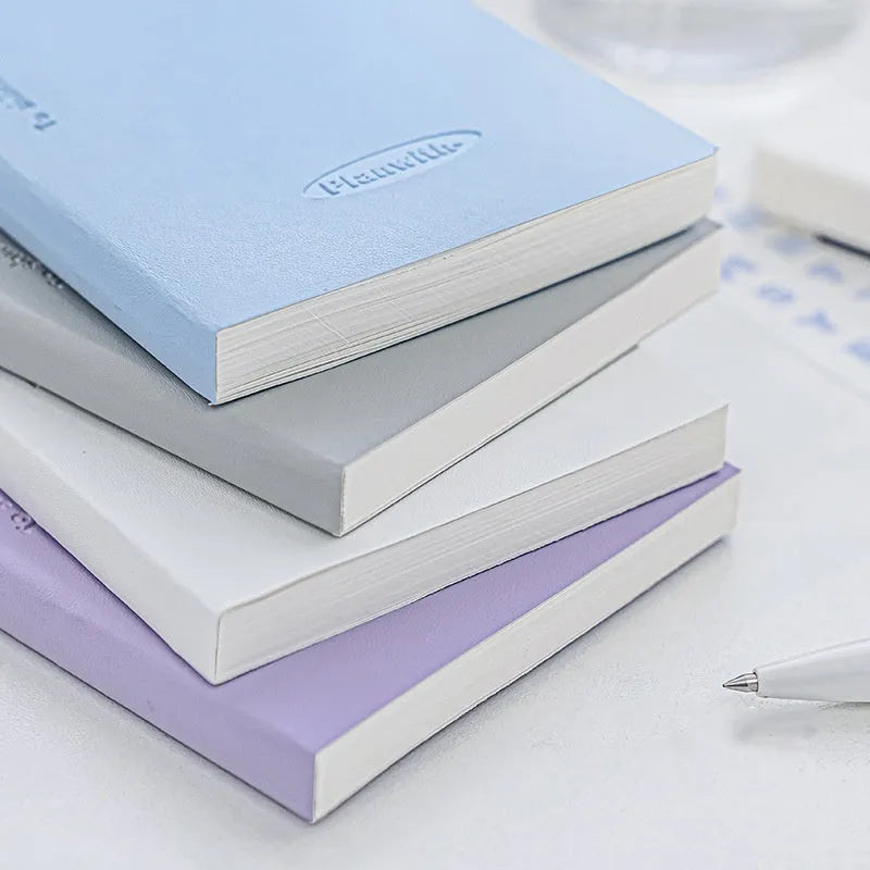 A4 embossed visual daily meter book notebook showing five colour options