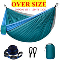 Parachute nylon hammock glider 300x200cm with tether and metal buckles in outdoor setting