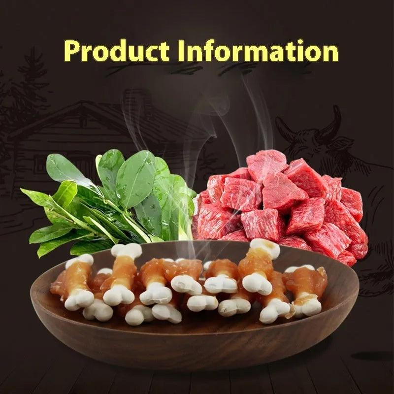 400g bag of Betty brand chicken wrapped milk bone dog treats