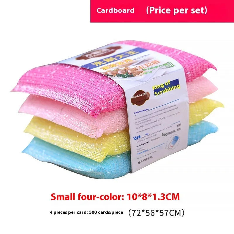 Pinstripe fabric sponge mop in macaron colours for kitchen cleaning