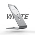 Silver aluminium alloy magnetic wireless charging bracket for MagSafe phones desktop stand