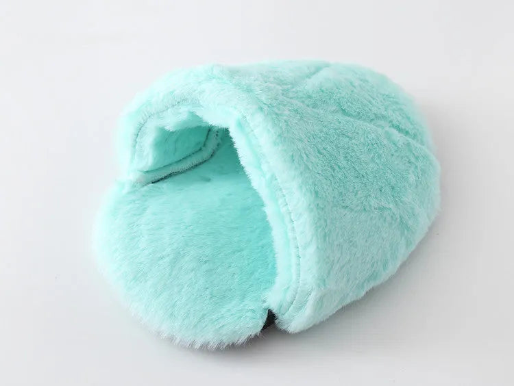 Rabbit velvet pet nest cushion for hamster hedgehog chinchilla guinea pig with non-slip bottom