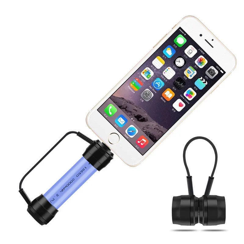 Mini portable keychain charger for mobile phones with keyring attachment