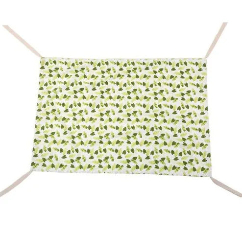 Portable detachable baby crib hammock in crushed velour fabric showing colour options