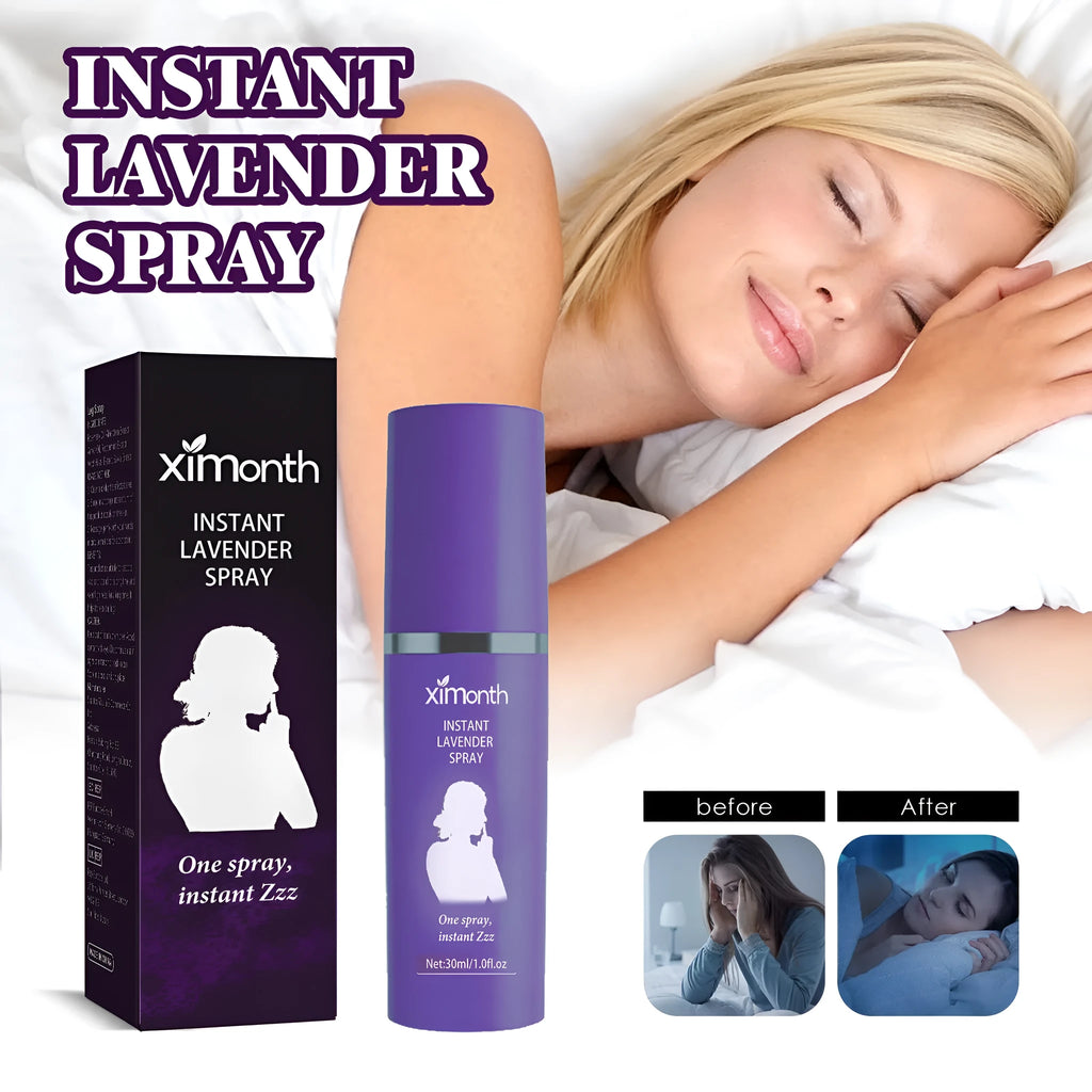 30ml bottle of lavender sleep spray for body fatigue relief and sleep support
