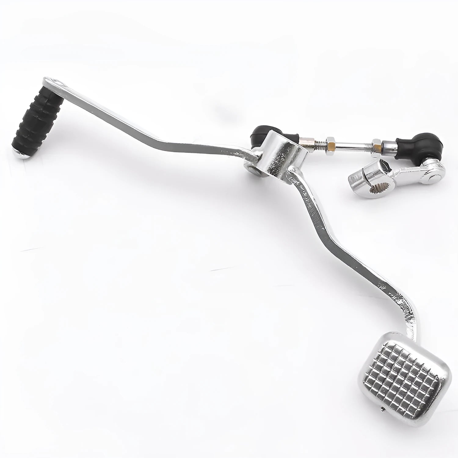 GS125 motorcycle gear lever showing 300mm length and tooth pattern detail