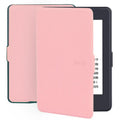 Kindle Paperwhite leather case in black, microfiber leather, 170x120x10mm size