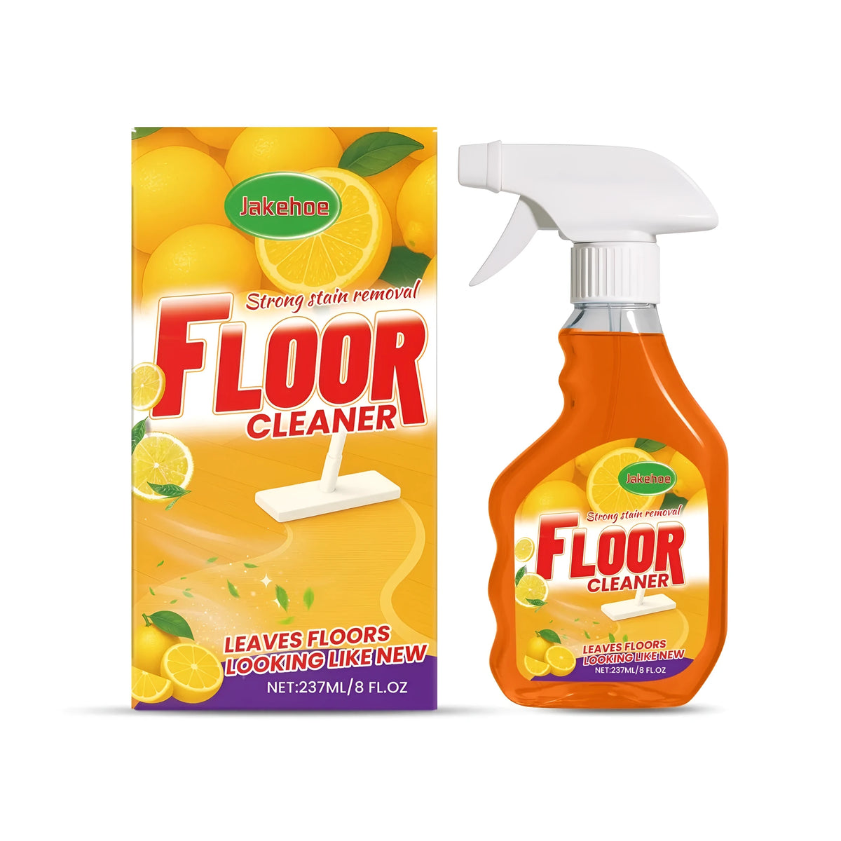 237ml floor cleaner concentrate bottle with lemon essence for mopping hard floors