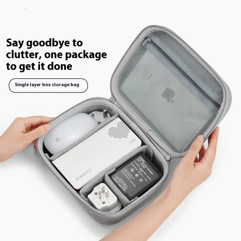 Multifunctional digital storage bag in grey or black, EVA material, 3kg load, BN-F012