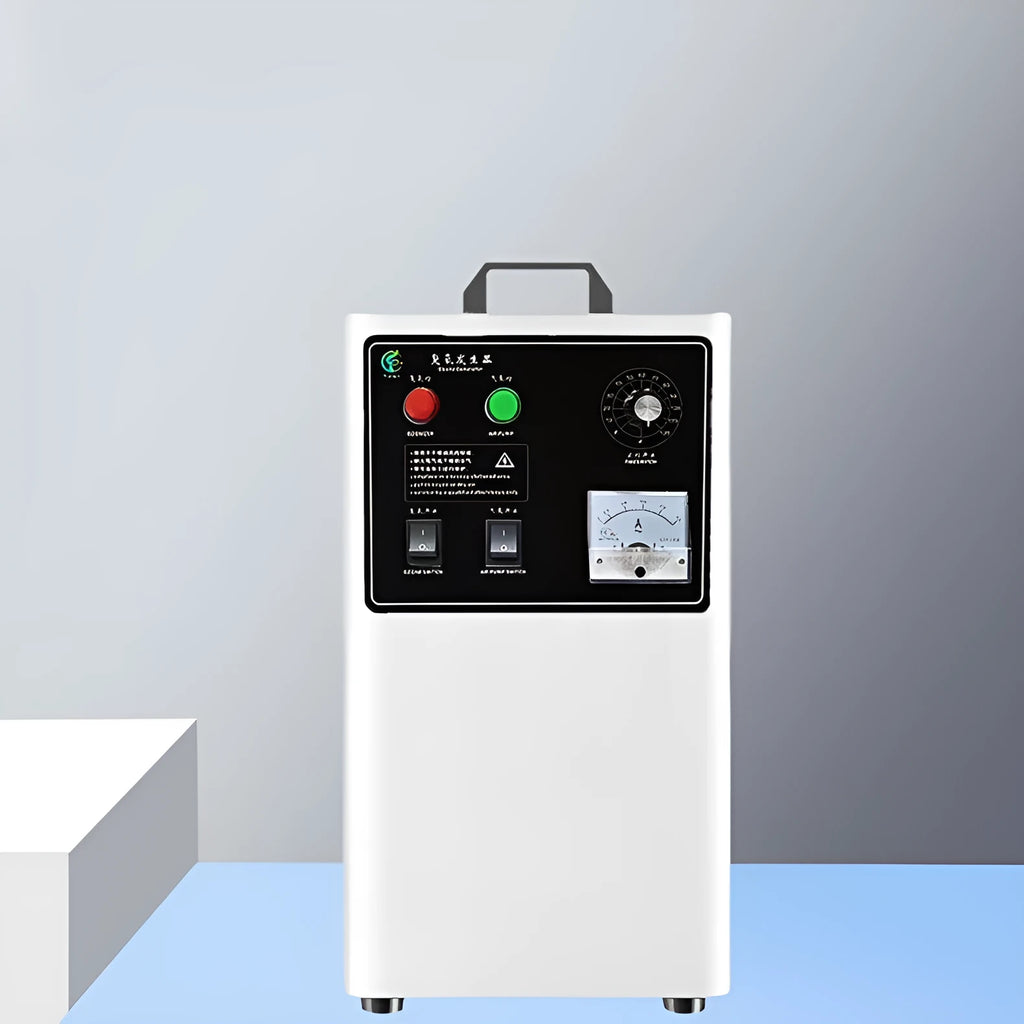 Stainless steel and white ozone generator machine for fruit and vegetable treatment