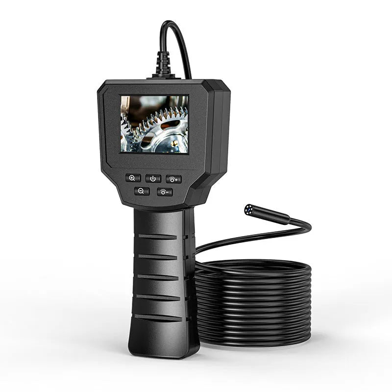 HD waterproof inspection camera with 8mm diameter probe for automotive repair and plumbing diagnostics