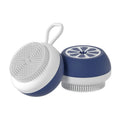 Yellow silicone pet bath brush with 3D massage head for dog and cat grooming during bath time