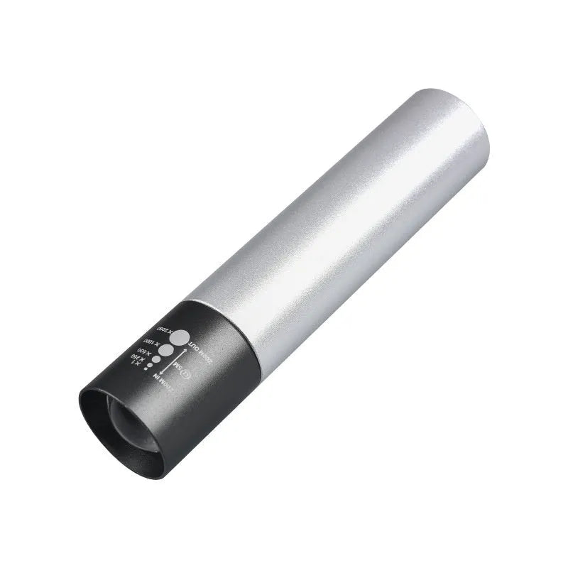Black or silver aluminium red light mosquito repellent lamp with 5W power and built-in rechargeable battery