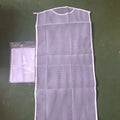 Fabric mesh net pocket pillow drying hanger in white large single layer 45x55cm