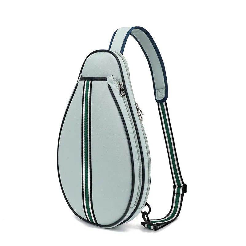 Waterproof Oxford cloth one-shoulder badminton bag with polyester lining and below 20L capacity