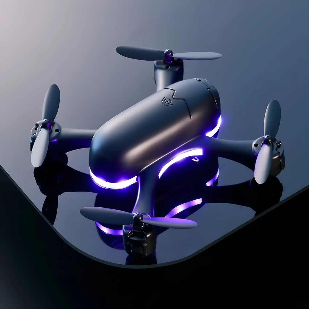 S88 mini four-axis drone with 4K camera, optical flow positioning and black body under 30cm.