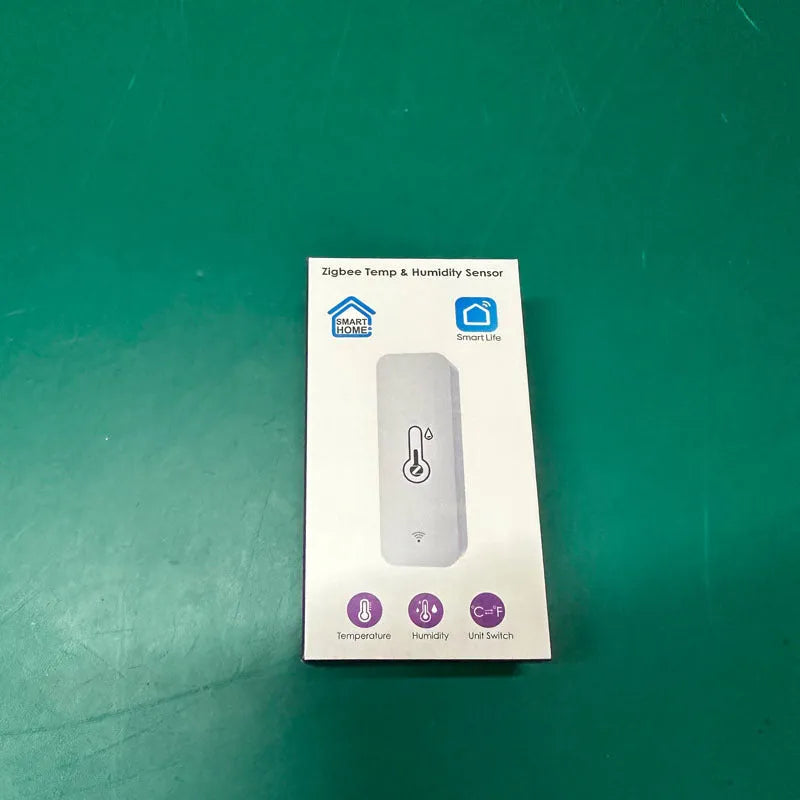 Compact WiFi Zigbee temperature humidity sensor with ABS plastic housing