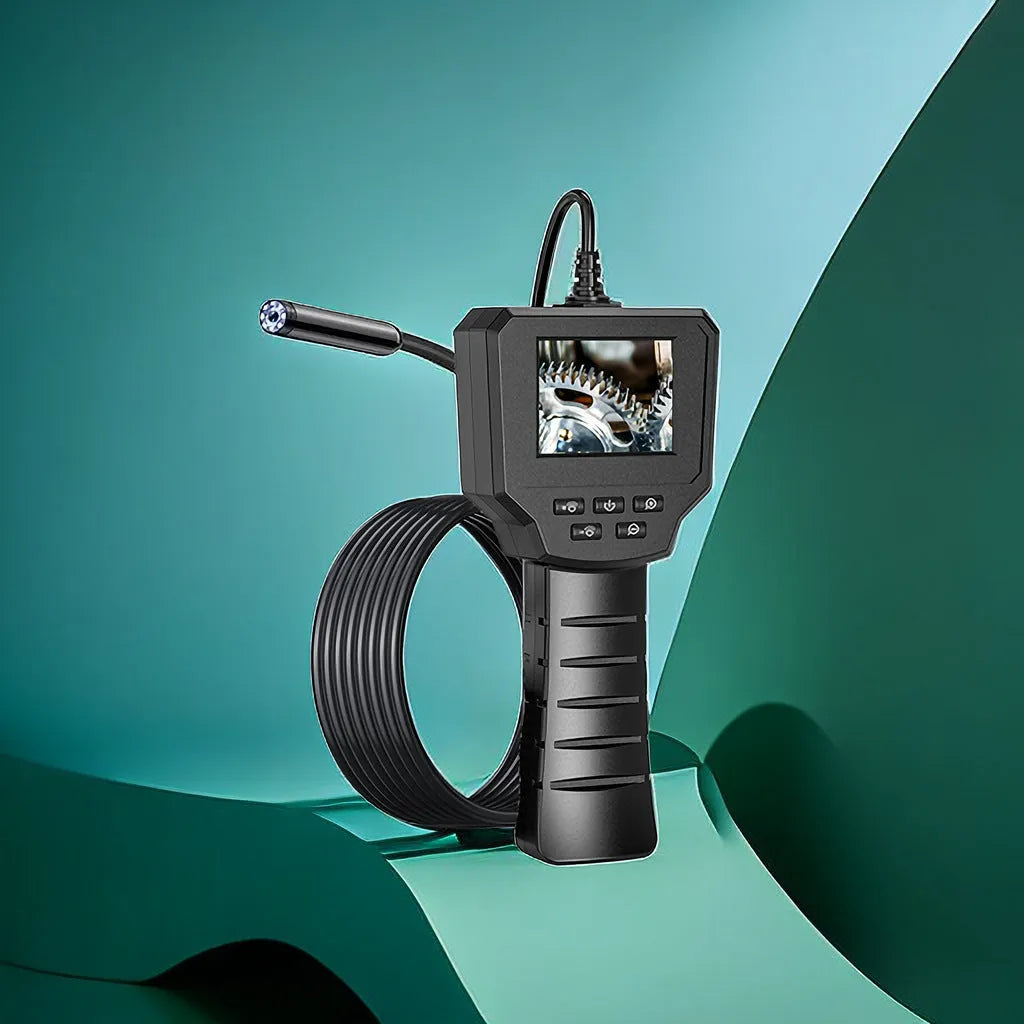 HD waterproof inspection camera with 8mm diameter probe for automotive repair and plumbing diagnostics