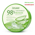 300g tub of 98% aloe vera gel facial cream with application spoon for acne control