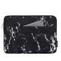 Polyester fibre laptop case liner bag in white or black, flat design with no lifting parts, for 11 to 17 inch laptops