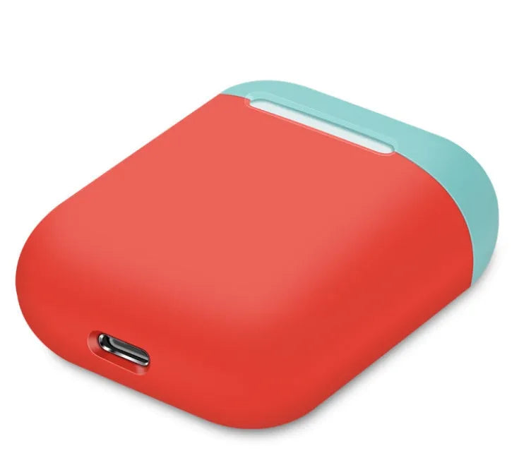 Silicone protective case for AirPods charging case in split design with colour options