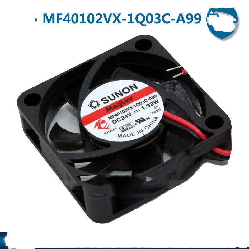 MF40102VX-1Q03C-A99 24V 4 cm DC axial cooling fan for electronics and enclosure cooling