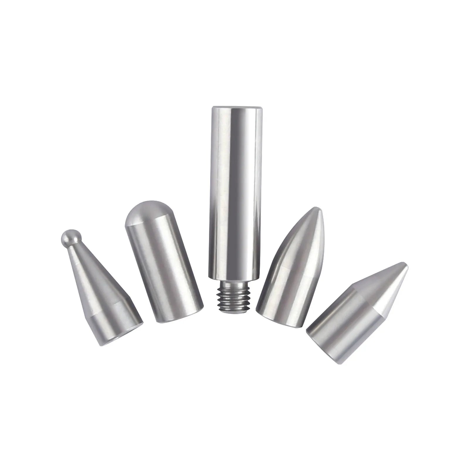 Three-piece alloy steel car dent repair tool set with hooks and crowbars on a workshop surface.