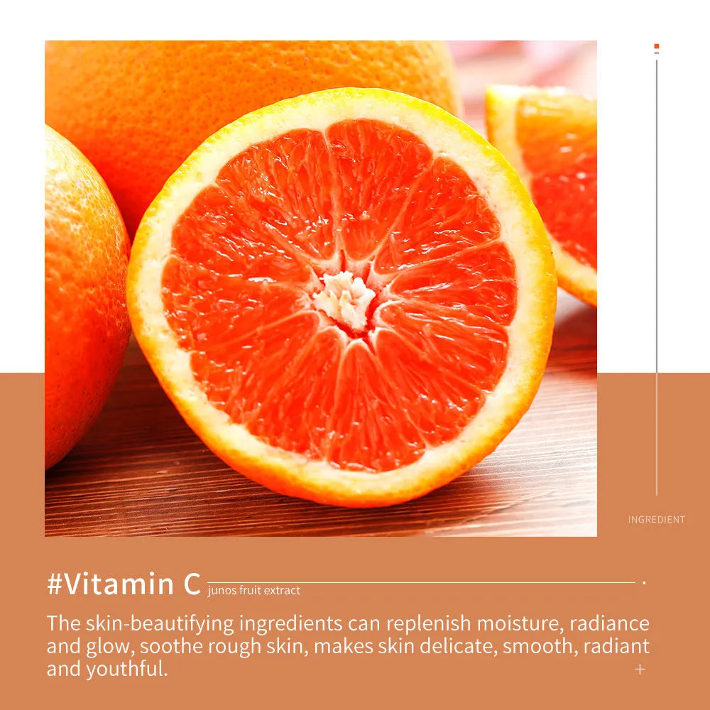 Vitamin C hydrating facial essence 30ml bottle with English packaging