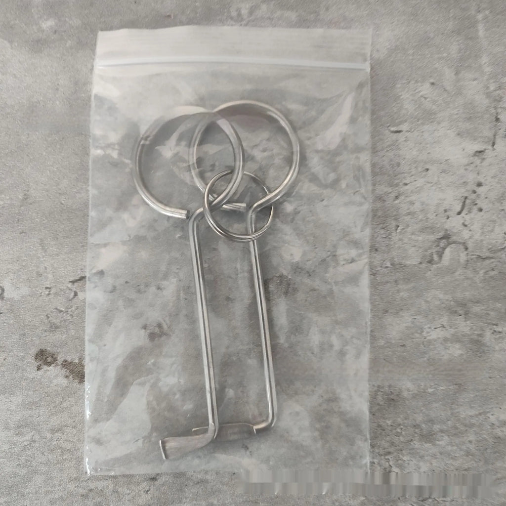 Two alloy steel wrench tools in a portable set for home and vehicle maintenance