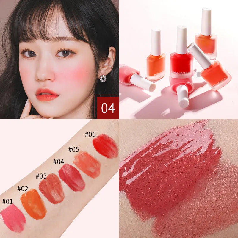 Liquid Blush Lollipop gel cream texture with pump packaging