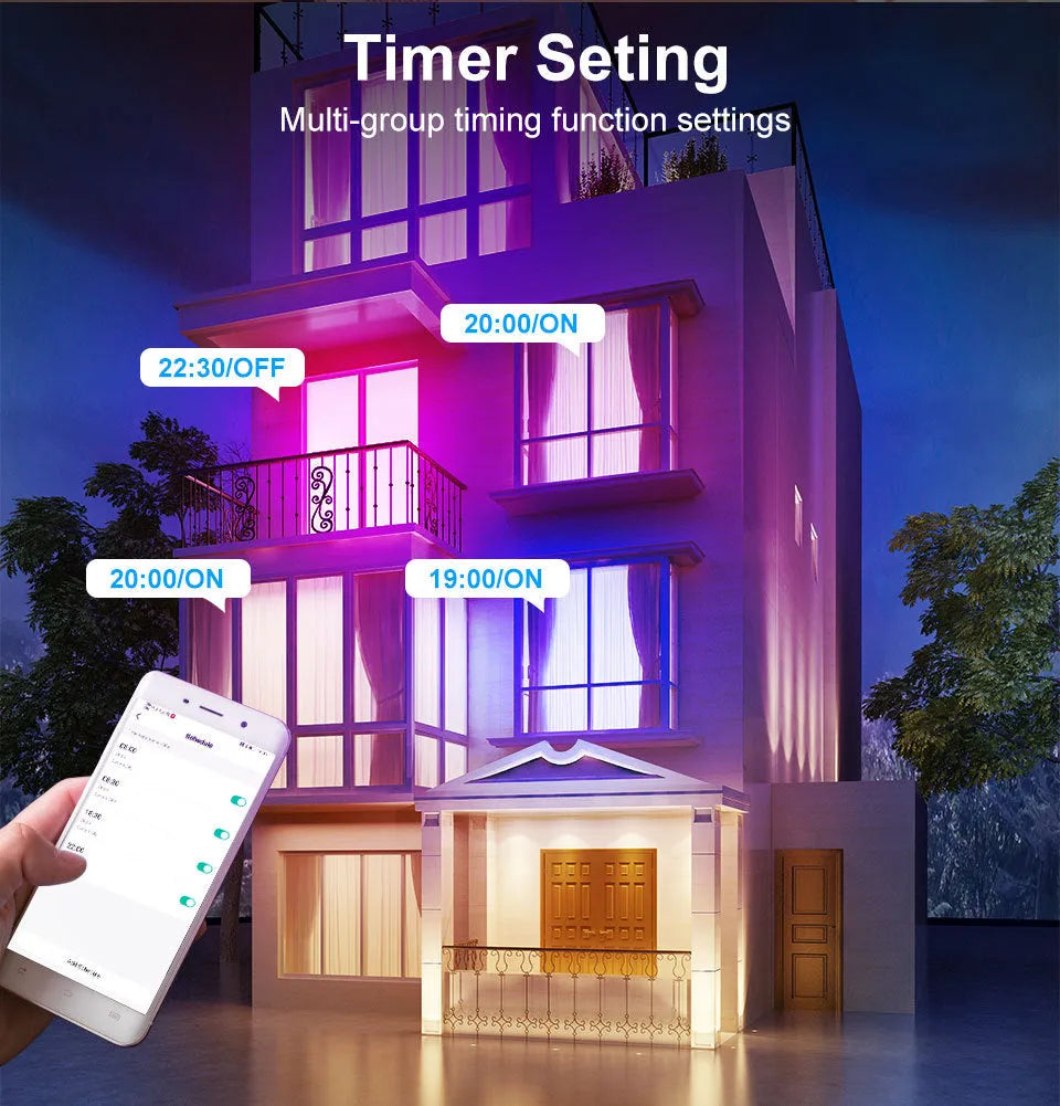 WiFi smart bulb A60 with Tuya Smart RGBCW colour tone, 9W/12W, B22 E26 E27 base, IP65, 850lm, 60mm diameter