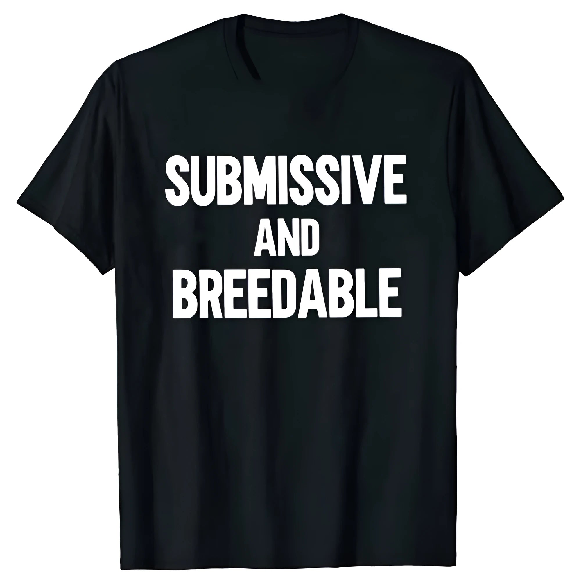 Loose fit cotton T-shirt with humorous printed design in black and white colour variations